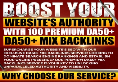 Boost Your Website Authority with 100 Premium