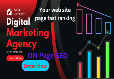 Website onpage technical SEO service wordpress shopify seo optimization