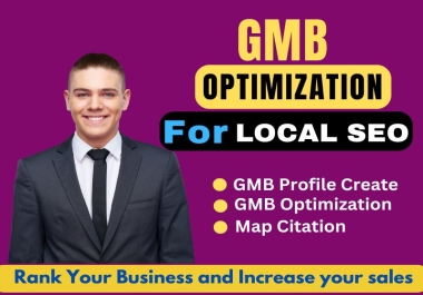 I will do google my business profile create and optimization for ranking on google.