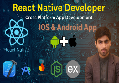 Mobile App development cross-platform app development Ios & Android React Native