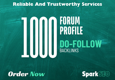 Boost Your Website's Visibility with 1000 High-Quality Forum Profile Backlinks