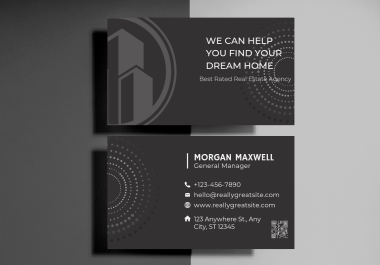 I will provide professional business cards for your company.