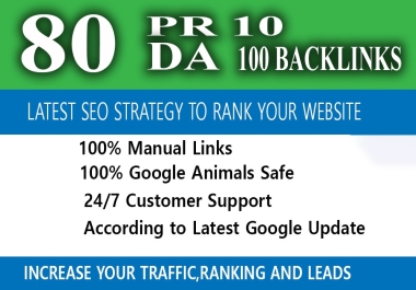 Rank Your Site in Google with 80 High-Quality Dofollow White Hat SEO Backlinks