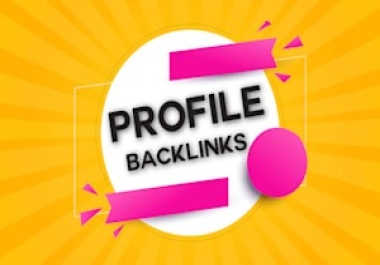 I will 150 SEO profile backlinks with high da