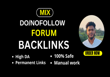 I will Do 200 mix Forum Backlinks High Domain authority link building