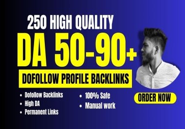 I will do 30 dofollow manual authority profile backlinks