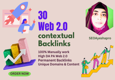I will do Manual Create 30 Web 2.0 Profile Backlinks