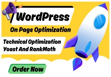 I will do On-page SEO and technical optimization for Wordpress with Yoast
