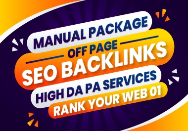 Rank Master OFFpage SEO Package High DA PA Backlinks
