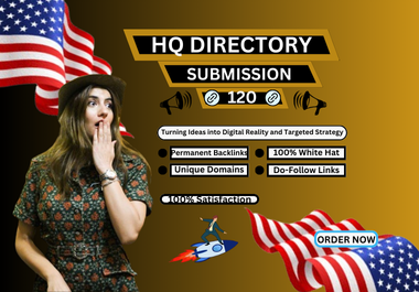 Manually 120 HQ Directory Submission for Top SEO Results