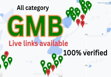 I will provide GMB for business rankng top google pages and High DA