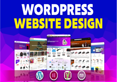 Build wordpress website design or redesign & wocommerce or ecommerce website design