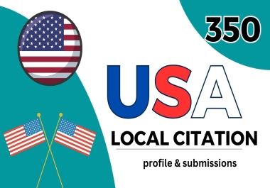 I will do top 350 High DA local citations for USA