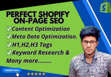 I will do Advanced Shopify on page seo for rank your business