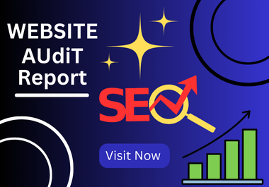 I will provide a website audit report and competitor analysis