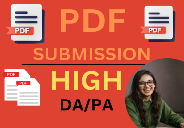 I will provide 25 High Authority Sites for Powerful PDF Submission