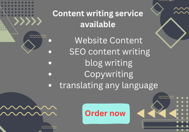 Elevate Your Content with Our Writing Services