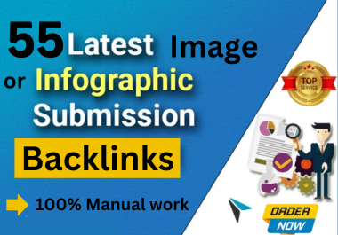 I will do Manually 55 Image or Infographic backlinks on high da sites