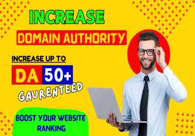 I will increase moz da domain authority 50 plus