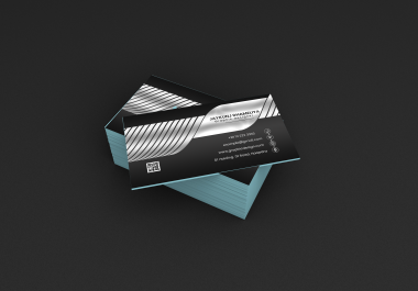 Luxury Silver Business Card Design