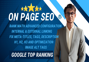 I will do perfect rank math on page SEO