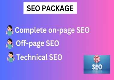 Get You SEO Promoting full Package