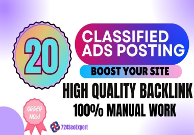 Get 130+ CLASSIFIED ADS POSTING All Manual Work