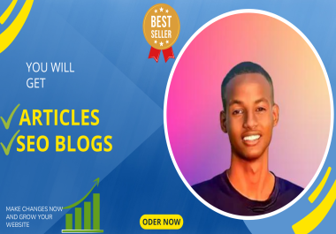 I Will Write Engaging and SEO Optimized Articles & Blogs for Your Website