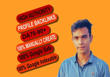 100 High Authority Profile Backlinks For Your Website Ranking