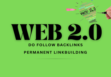 60 Manual post Web 2.0 Backlinks in top link building sites to Rank website