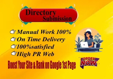 I will build 100 best quality Directory Submission backlinks