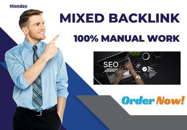 I will create 400 mixed dofollow nofollow natural backlinks for website