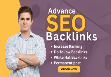 I will provide SEO backlinks with link building services to increase ranking