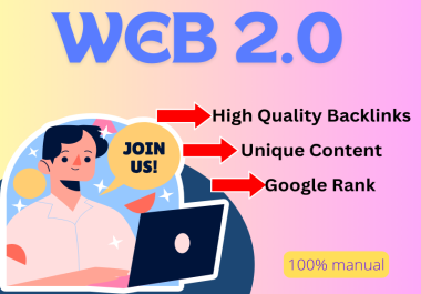 Create 130 High Quality WEB2.0 Backlinks to rank your website