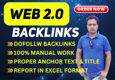 I will do 100 High-Quality Web 2.0 Services For Boost Your Website Ranking