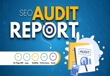 I will provide an expert SEO audit report for your website