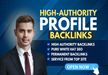 I will do 300 Manually High Authority Profile Backlinks