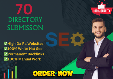 I will Provide Dofollow Backlinks on 70 Directory Submissions