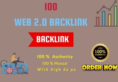 i will provide web 2.0 backlink manually with high da pa rated website