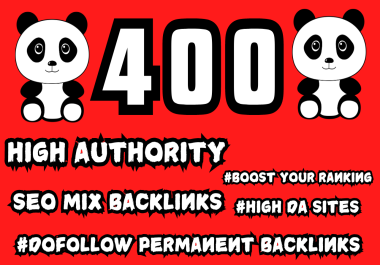 400 High Authority Mixed Seo Backlinks