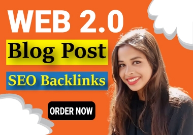 I will create powerful web 2 0 backlinks