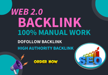 I will do 60 High-Quality Web 2.0 Backlinking Service