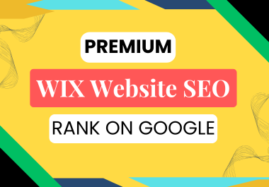 I will provide complete wix seo services for higher google ranking