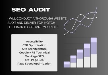 I will conduct a thorough website audit and deliver top-notch feedback to optimize your site