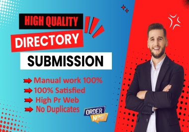 I will make 100 High Quality Traffic Directory submission SEO Backlinks