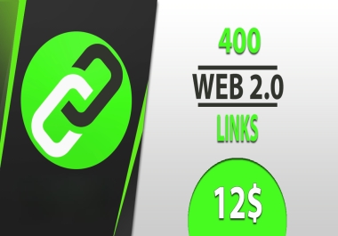 Build 400 Web 2.0 High PR Backlinks for your website ranking