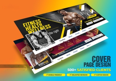 I will design facebook business page amazing cover for you