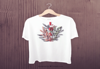 I will create custom illustration for t shirt design