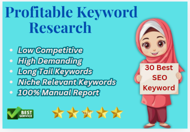 I'll Do Best Profitable SEO Keyword Research With 2KGR KW