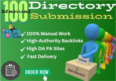 I Will Build Manually 100 Directory Submission SEO Backlinks